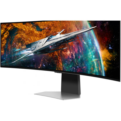124cm/49" (5120x1440) Samsung Odyssey OLED G9 S49CG954SU UWQHD 240Hz curved 0,03ms 2xUSB-C MiniDP MicroHDMI HDMI LS Silver