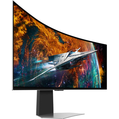 124cm/49" (5120x1440) Samsung Odyssey OLED G9 S49CG954SU UWQHD 240Hz curved 0,03ms 2xUSB-C MiniDP MicroHDMI HDMI LS Silver