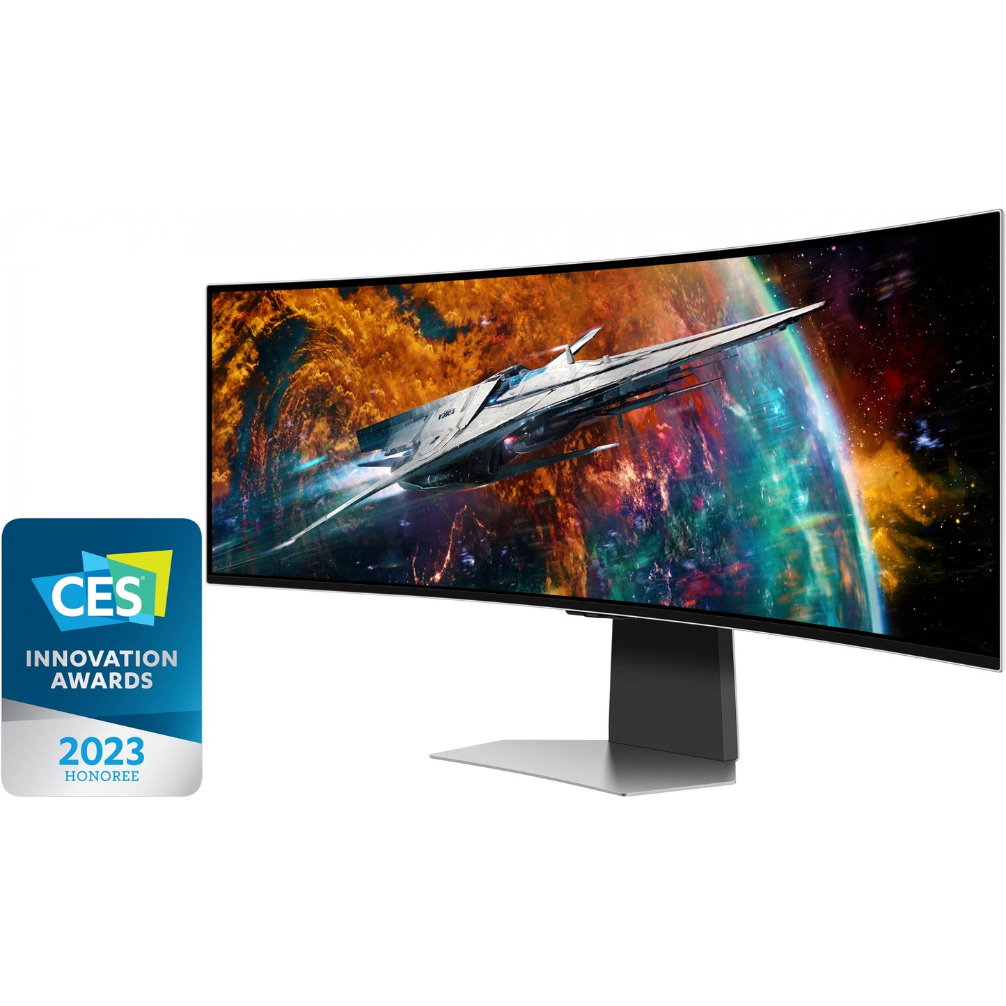 124cm/49" (5120x1440) Samsung Odyssey OLED G9 S49CG954SU UWQHD 240Hz curved 0,03ms 2xUSB-C MiniDP MicroHDMI HDMI LS Silver
