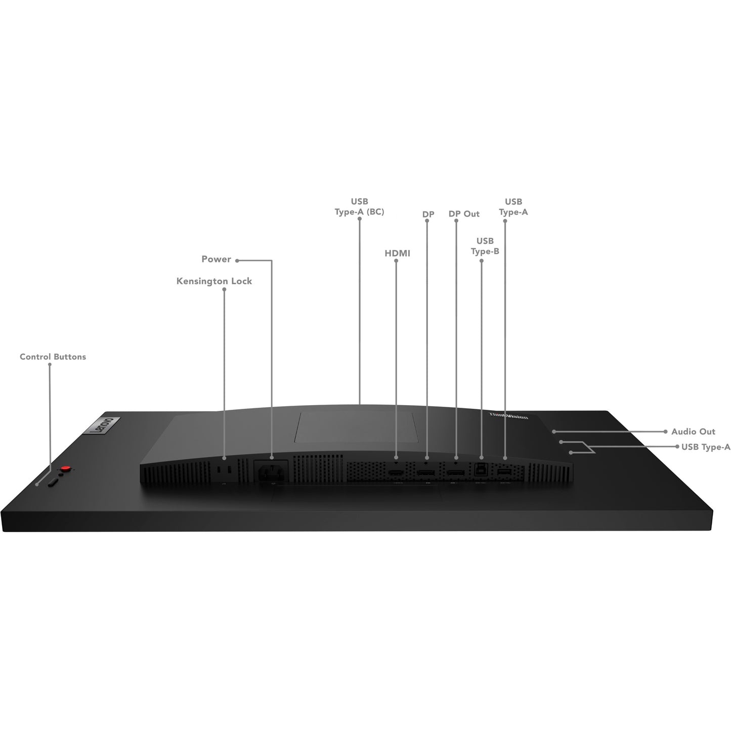 68,6cm/27" (2560x1440) Lenovo ThinkVision P27q-30 16:9 QHD IPS 4ms 60Hz HDMI DP Pivot Black