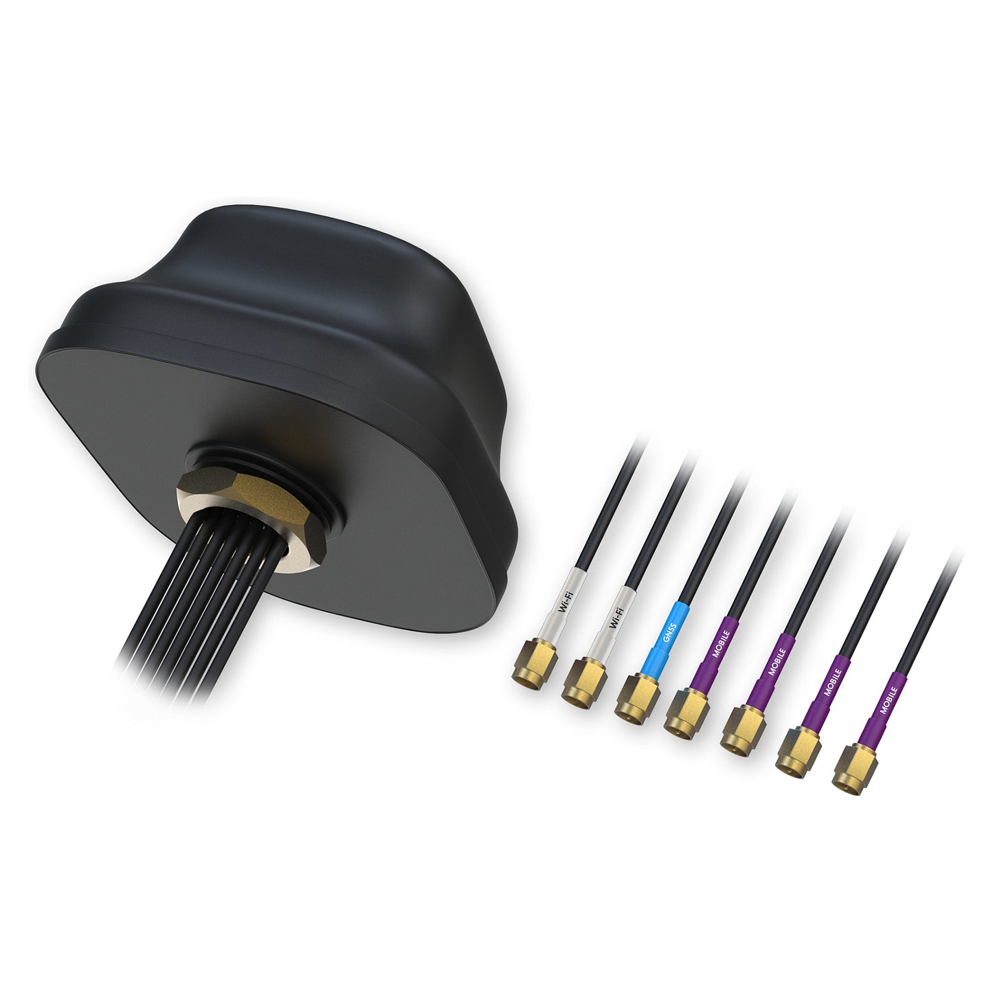 Teltonika PR1KC640 5G COMBO MIMO Mobile/GNSS/WIFI ROOF SMA antenna