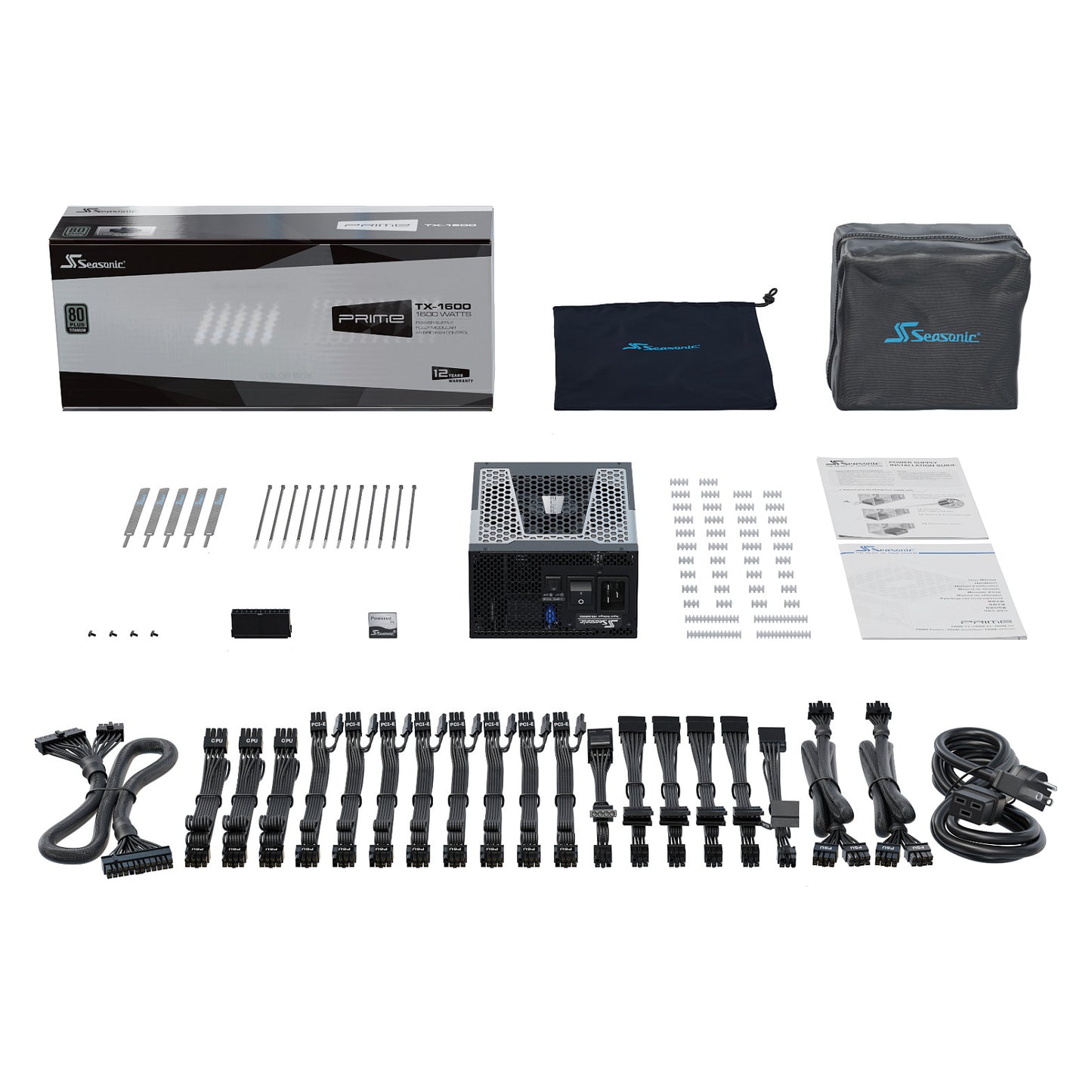 1600W Seasonic PRIME TX-1600 ATX 3.1 |80+ Titanium