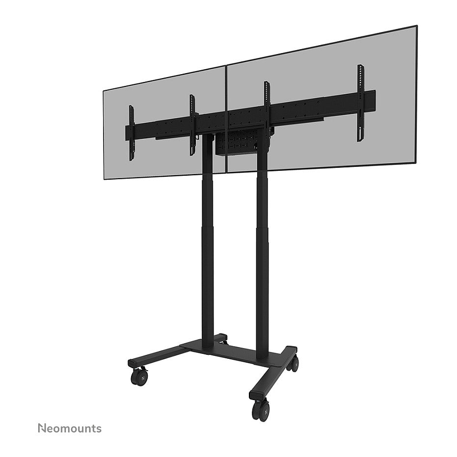 Doppelbildschirm-Adapter (42" -65") insg. max. 100kg opt. für FL55-875BL1 + WL55-875BL1 Neomounts Schwarz