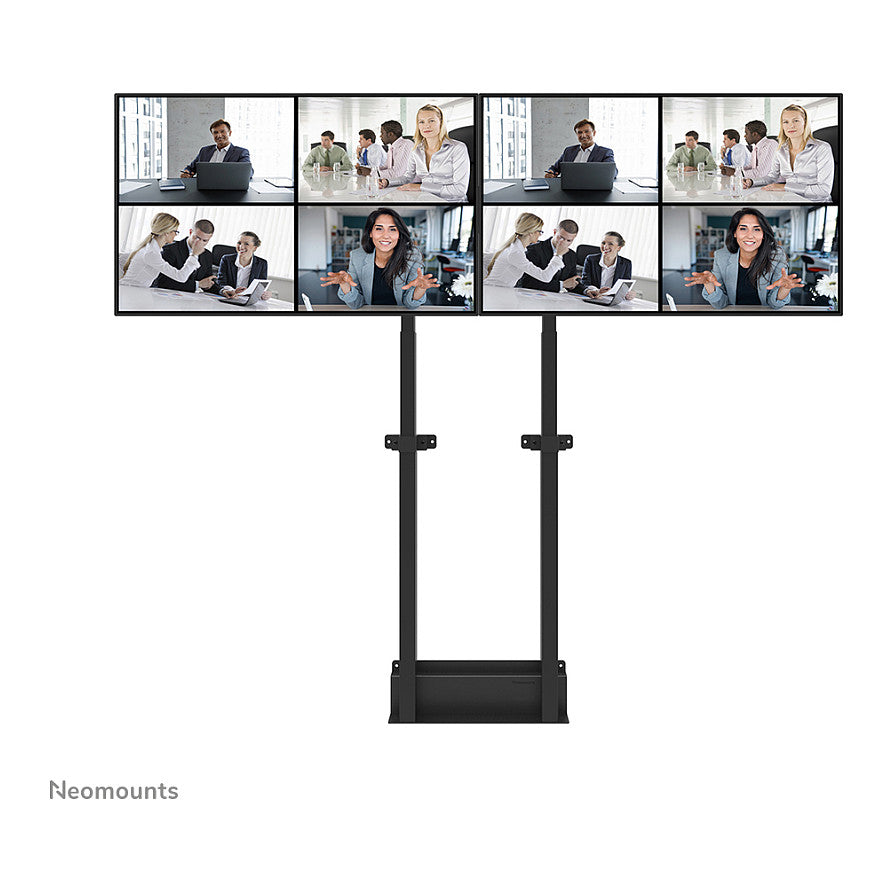 Doppelbildschirm-Adapter (42" -65") insg. max. 100kg opt. für FL55-875BL1 + WL55-875BL1 Neomounts Schwarz