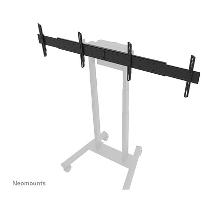Doppelbildschirm-Adapter (42" -65") insg. max. 100kg opt. für FL55-875BL1 + WL55-875BL1 Neomounts Schwarz