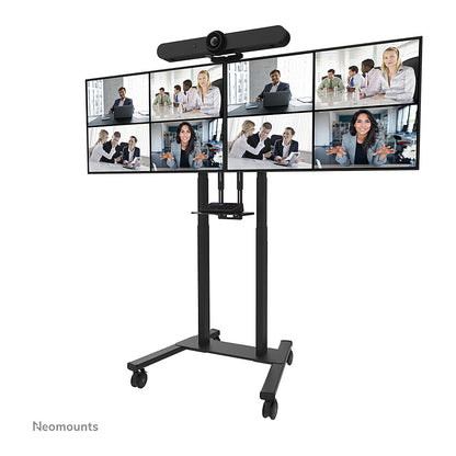 Doppelbildschirm-Adapter (42" -65") insg. max. 100kg opt. für FL55-875BL1 + WL55-875BL1 Neomounts Schwarz