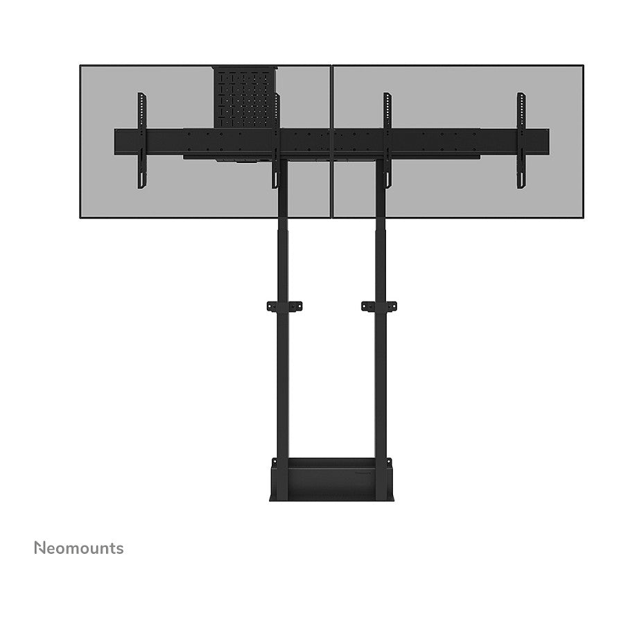 Doppelbildschirm-Adapter (42" -65") insg. max. 100kg opt. für FL55-875BL1 + WL55-875BL1 Neomounts Schwarz