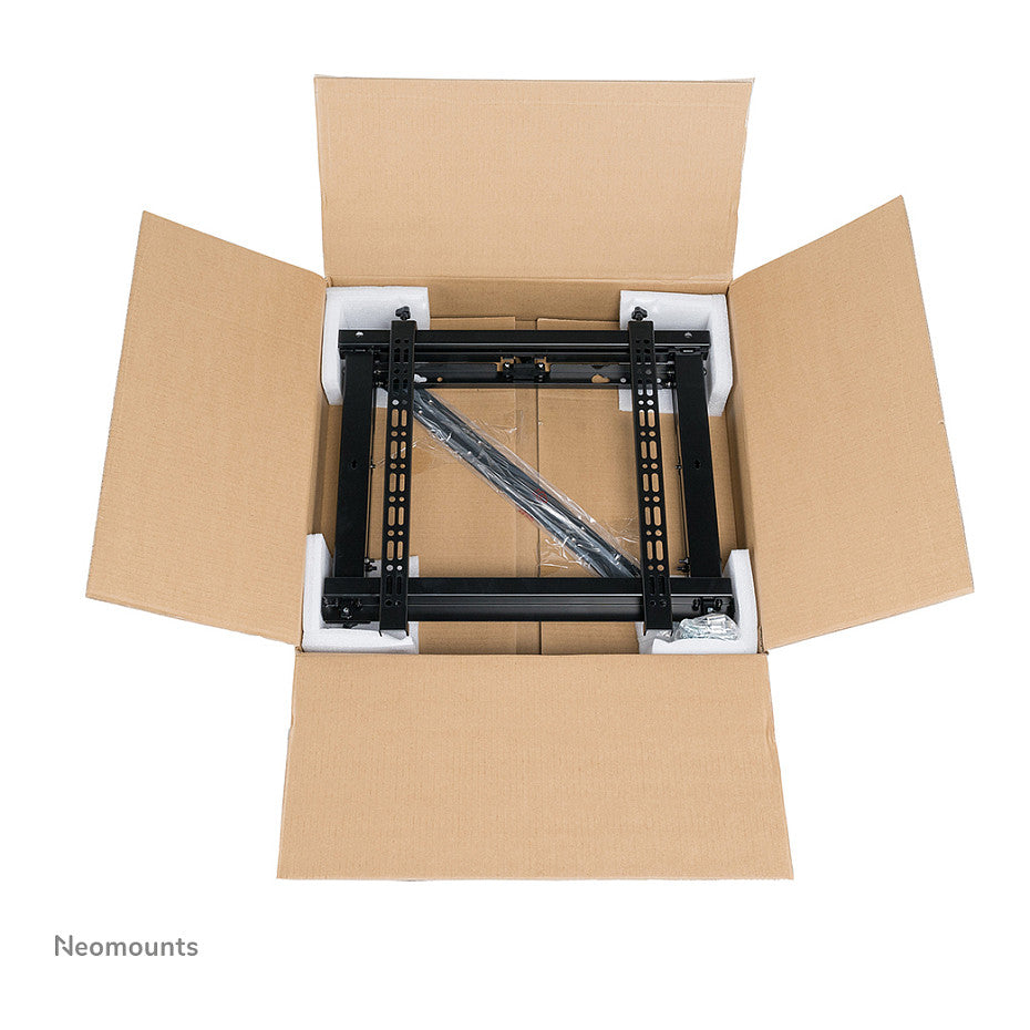 Neomounts WL95-800BL1 Push-to-Pop-Out Videowall-Wandhalterung für 42-70" Bildschirme - Schwarz