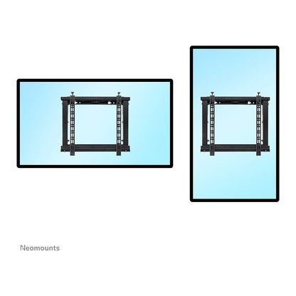 Neomounts WL95-800BL1 Push-to-Pop-Out Videowall-Wandhalterung für 42-70" Bildschirme - Schwarz
