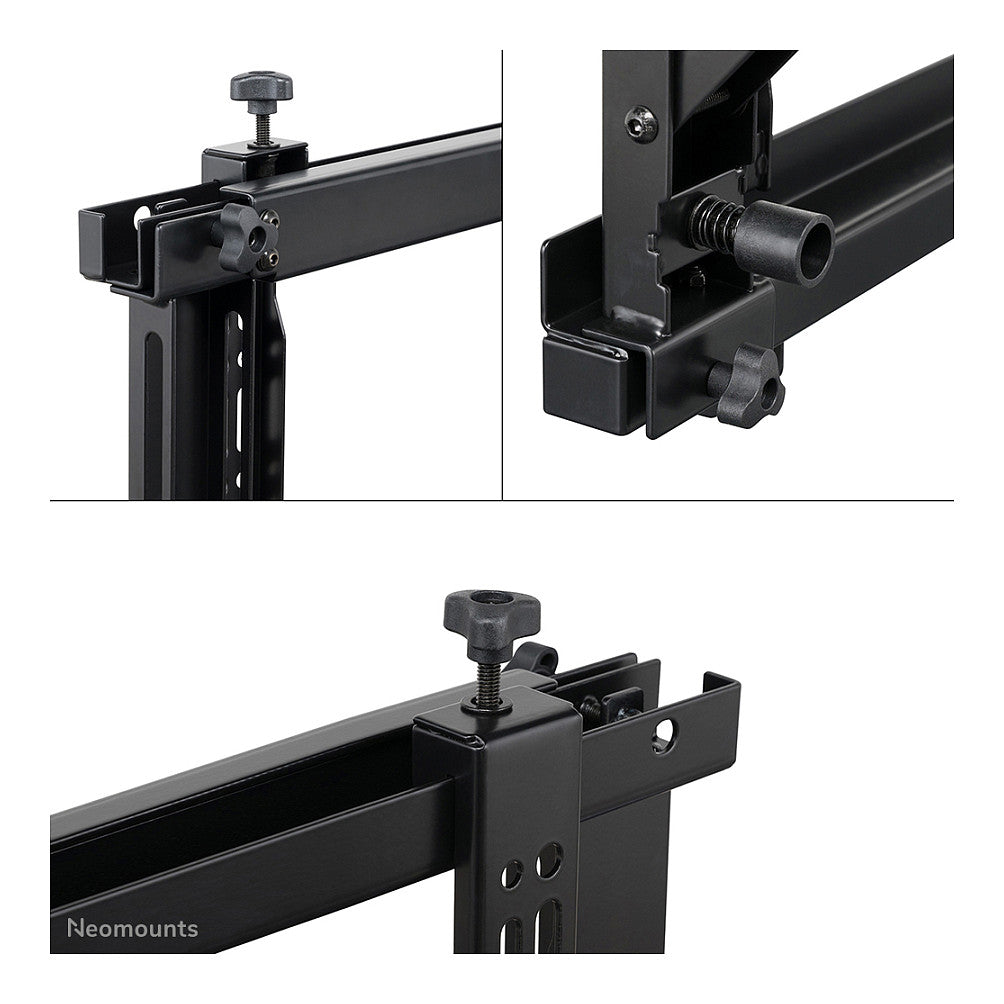 Neomounts WL95-800BL1 Push-to-Pop-Out Videowall-Wandhalterung für 42-70" Bildschirme - Schwarz