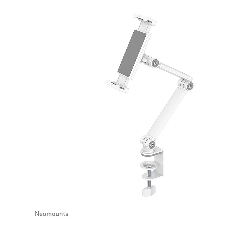 Tabletständer mit 3 Drehpunkten (4.7" - 12.9") max 1kg- Tischhalterung - Neomounts Weiß