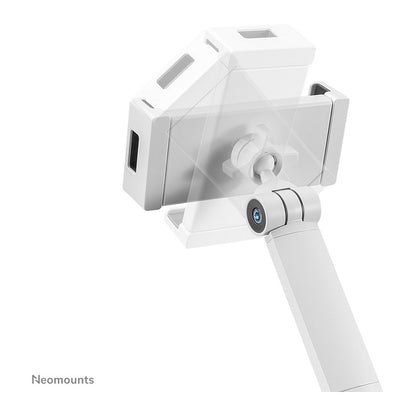 Tabletständer mit 3 Drehpunkten (4.7" - 12.9") max 1kg- Tischhalterung - Neomounts Weiß