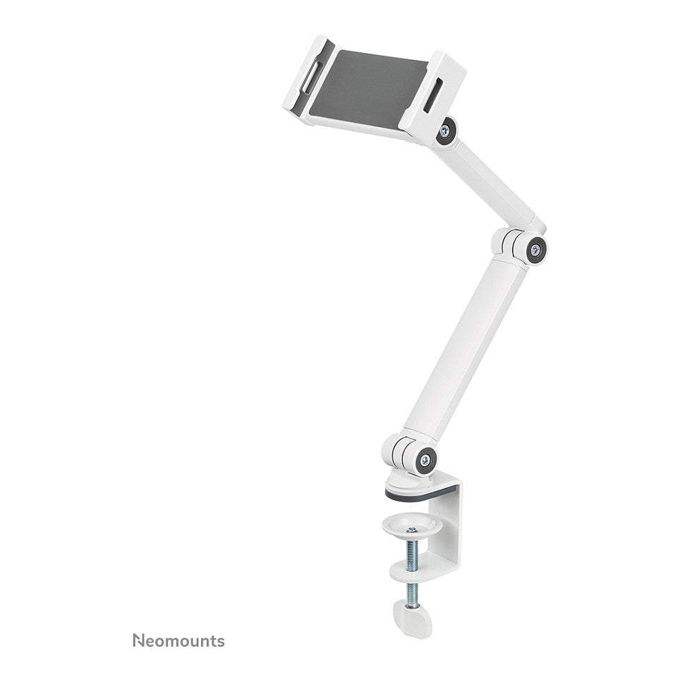 Tabletständer mit 3 Drehpunkten (4.7" - 12.9") max 1kg- Tischhalterung - Neomounts Weiß