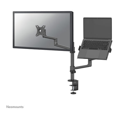 Neomounts DS20-425BL2 Tischhalterung für 17-27" Bildschirme und 11.6-17.3" Laptops - Schwarz