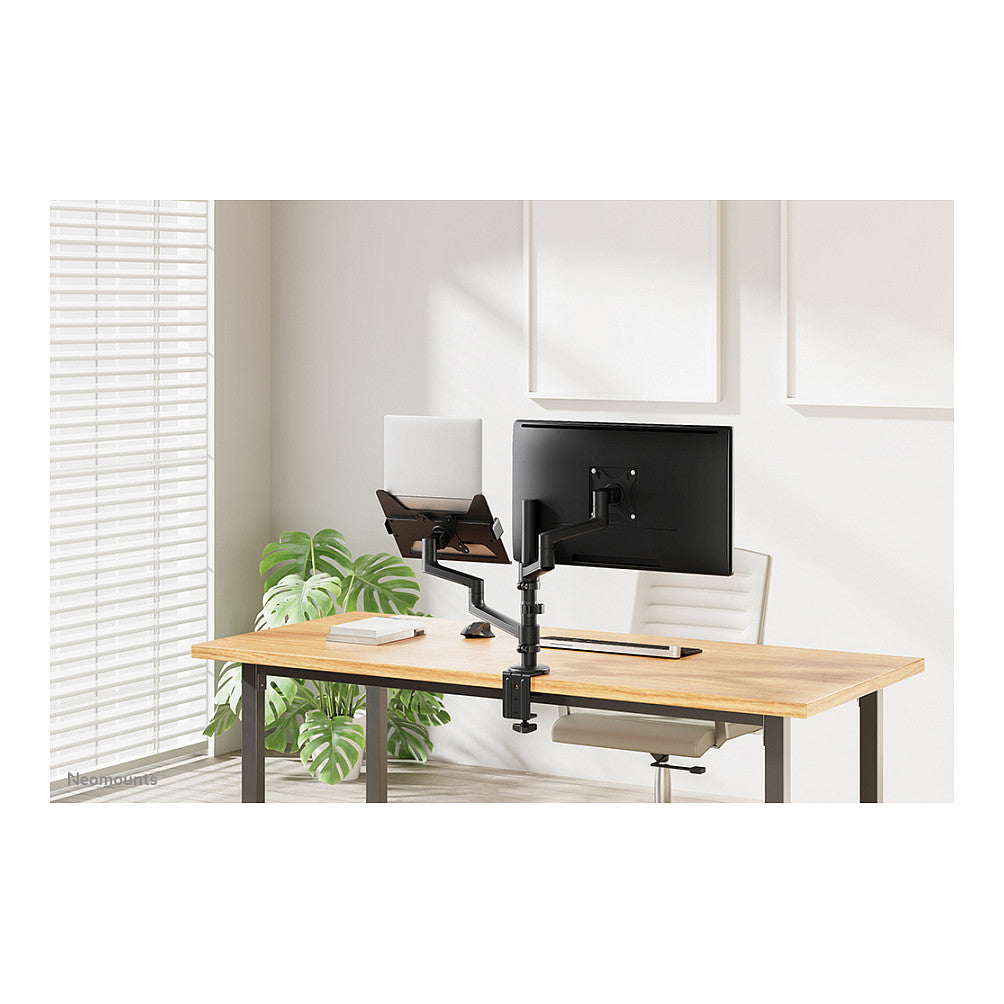 Neomounts DS20-425BL2 Tischhalterung für 17-27" Bildschirme und 11.6-17.3" Laptops - Schwarz