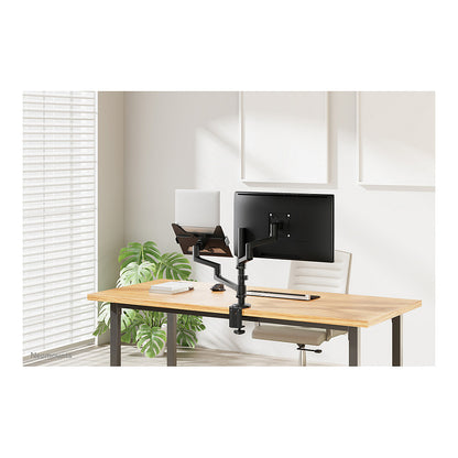 Neomounts DS20-425BL2 Tischhalterung für 17-27" Bildschirme und 11.6-17.3" Laptops - Schwarz