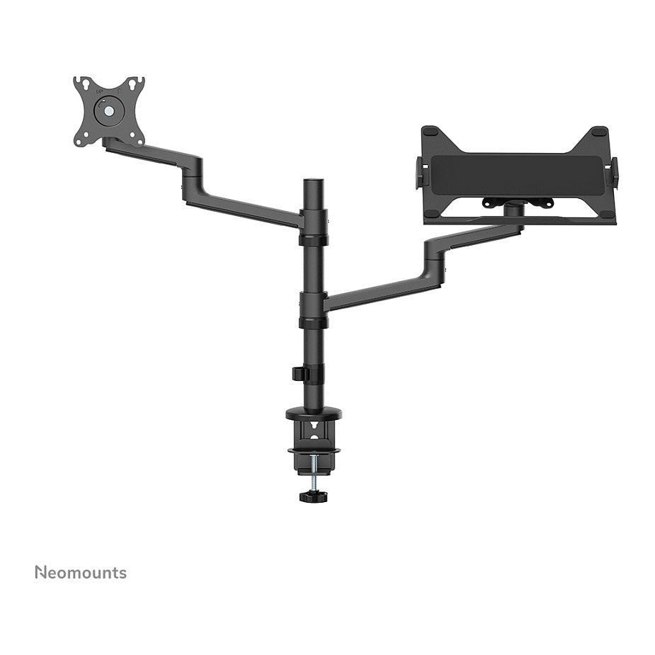 Neomounts DS20-425BL2 Tischhalterung für 17-27" Bildschirme und 11.6-17.3" Laptops - Schwarz