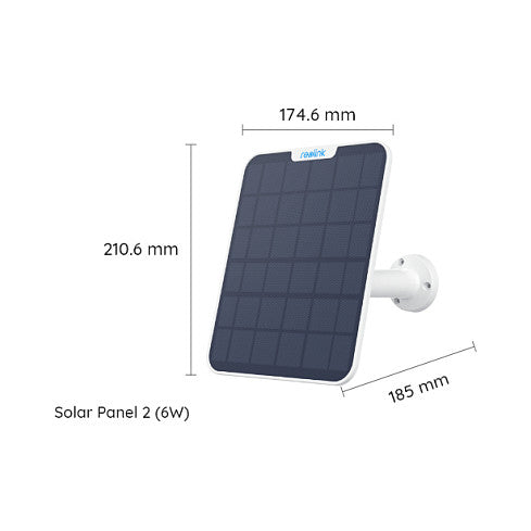 Reolink Weißes 6W Solarpanel