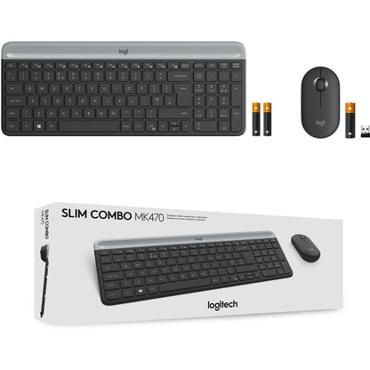 Logitech MK470 Wireless Combo Graphite US