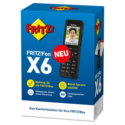 AVM FRITZ!Fon X6 schwarz