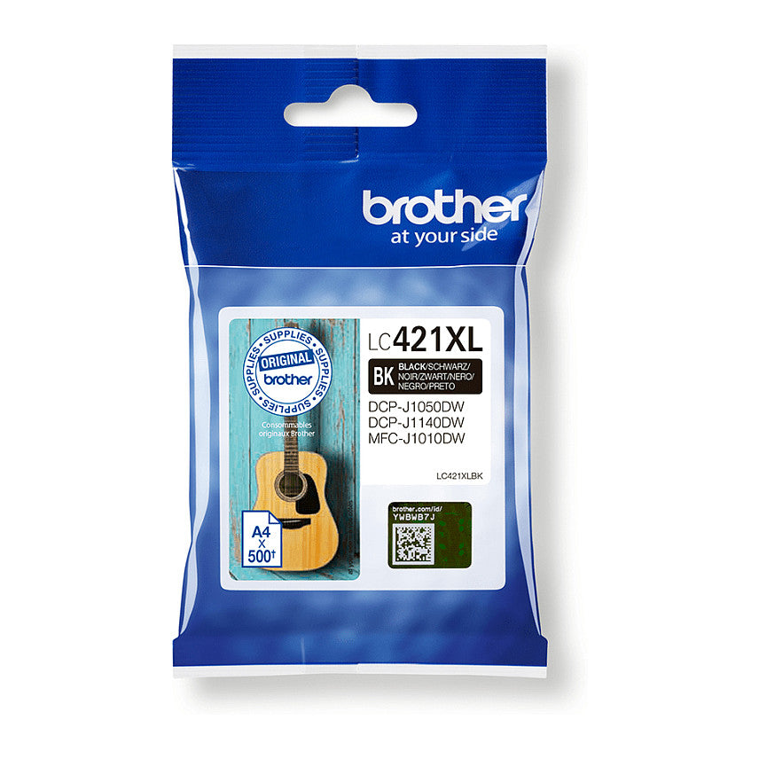 Brother 500-page high capacity Black ink cartridge for DCP-J1050DW MFC-J1010DW and DCP-J1140DW