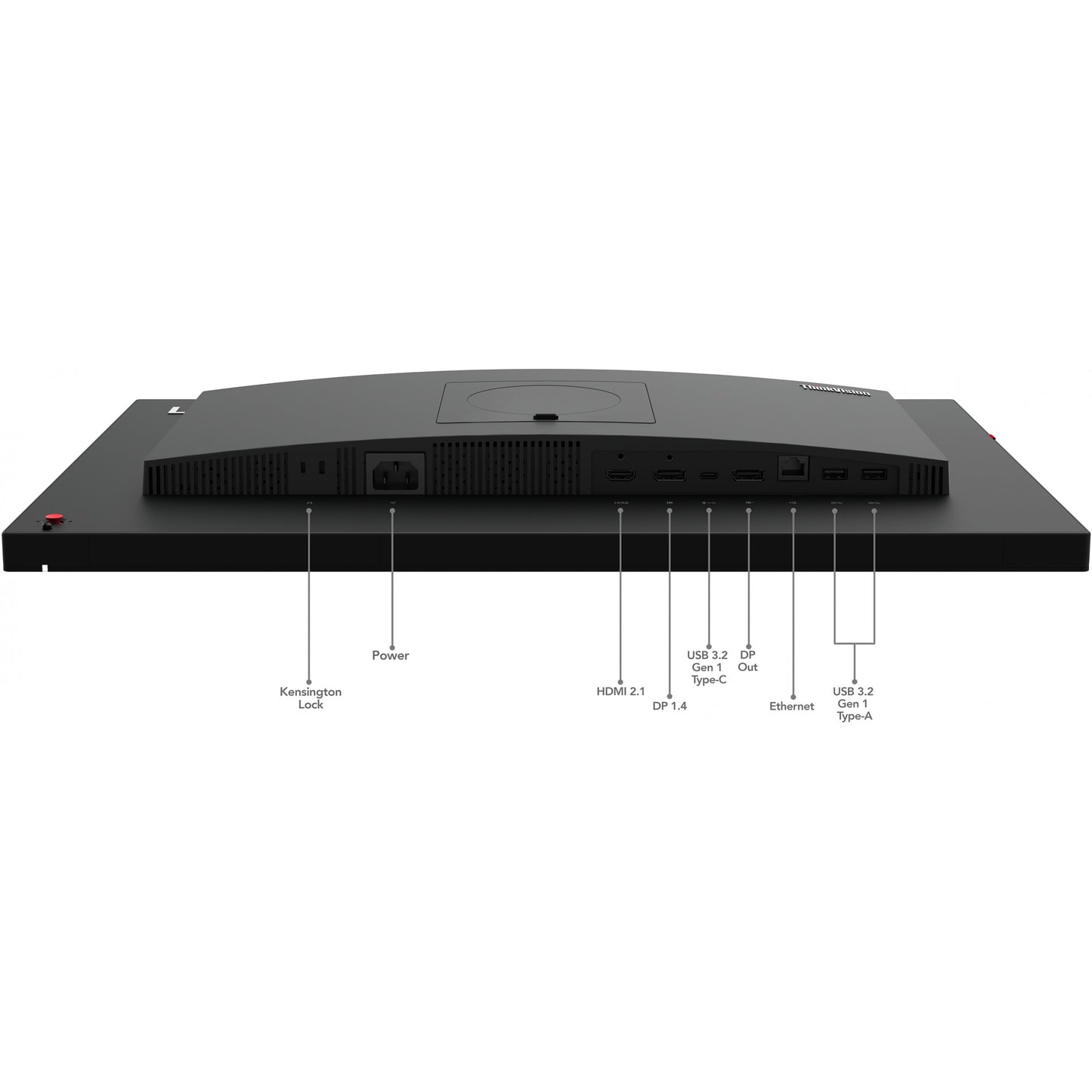 61cm/24" (1920x1080) Lenovo ThinkVision T24mv-30 16:9 FHD IPS 75Hz 4ms HDMI DP USB-C Speaker Black