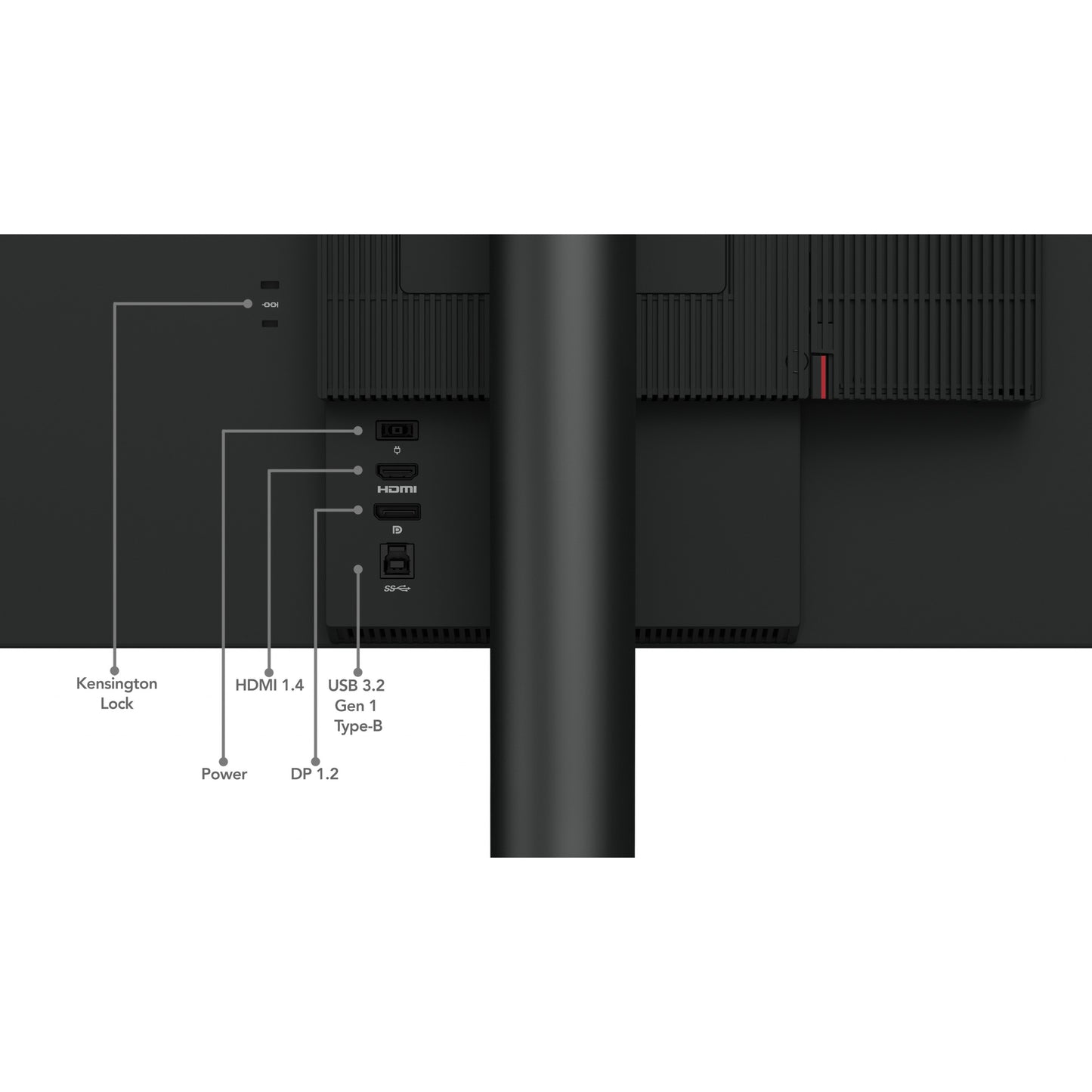 60,5cm/23,8" (1920x1080) Lenovo ThinkCentre Tiny-in-One 24 Gen 5 16:9 FHD IPS Touch 60Hz 4ms HDMI DP Speaker Black