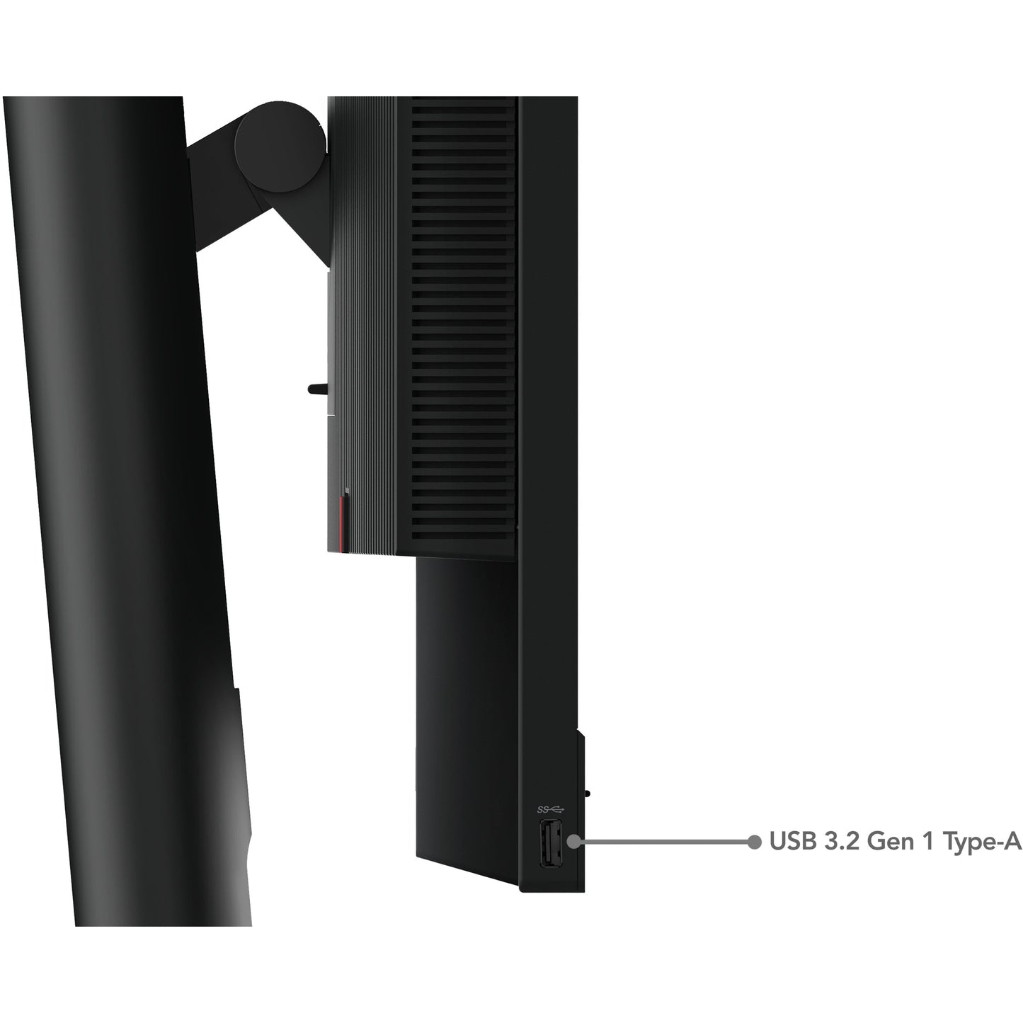 60,5cm/23,8" (1920x1080) Lenovo ThinkCentre Tiny-in-One 24 Gen 5 16:9 FHD IPS Touch 60Hz 4ms HDMI DP Speaker Black