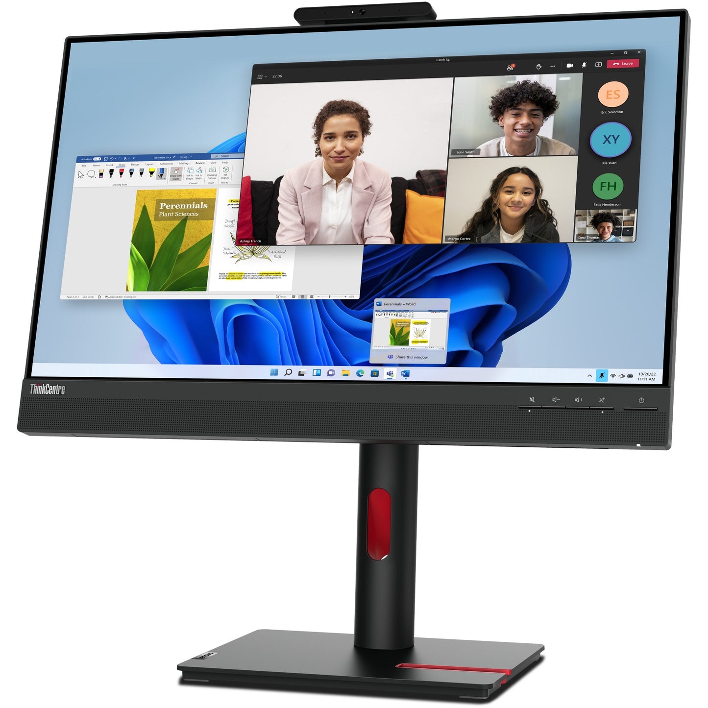 60,5cm/23,8" (1920x1080) Lenovo ThinkCentre Tiny-in-One 24 Gen 5 16:9 FHD IPS Touch 60Hz 4ms HDMI DP Speaker Black