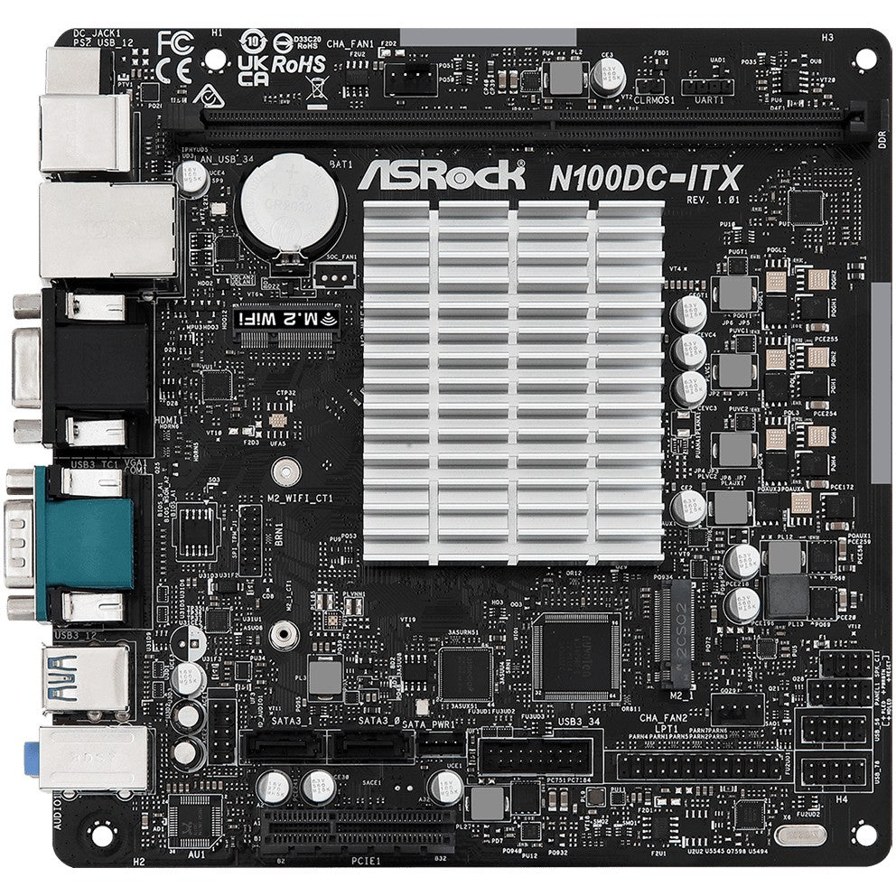 N100 ASROCK DC-ITX Q-Core mATX D3 retail