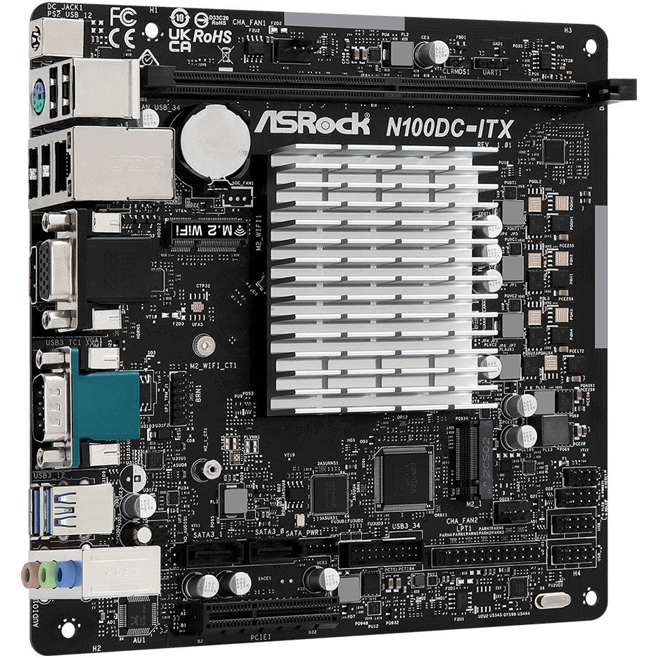 N100 ASROCK DC-ITX Q-Core mATX D3 retail