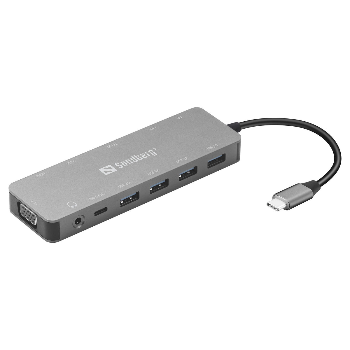 Sandberg 136-45 USB-C 13-in-1 PD 100W TravelDock