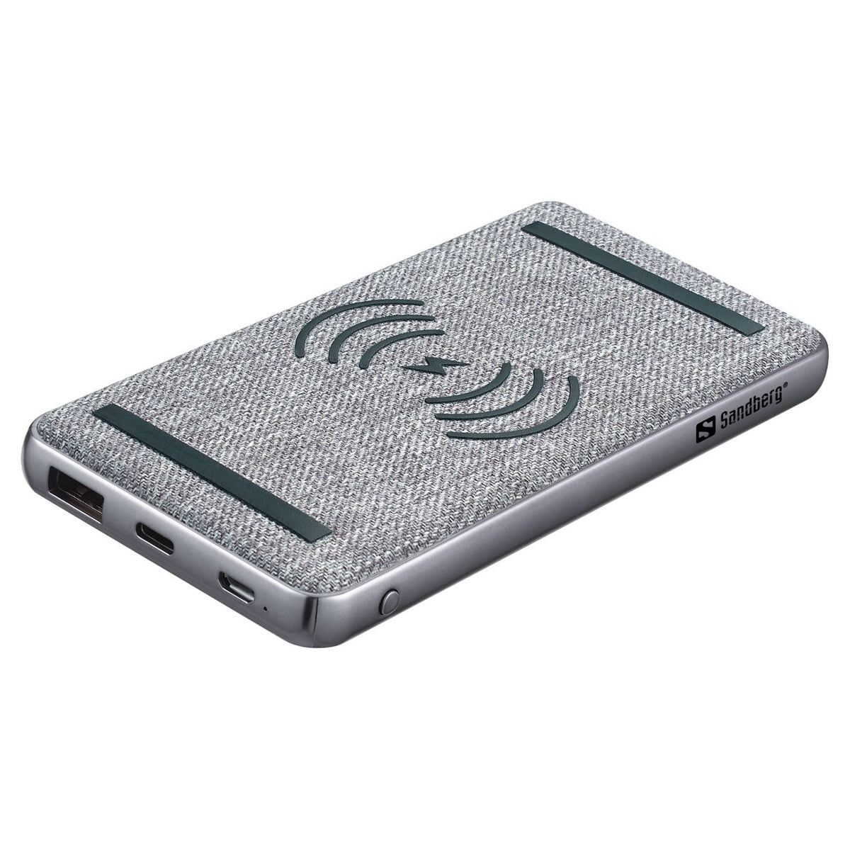 Sandberg 420-61 Wireless Powerbank 10000mAh 20W QC3.0 USB-A/USB-C Grau
