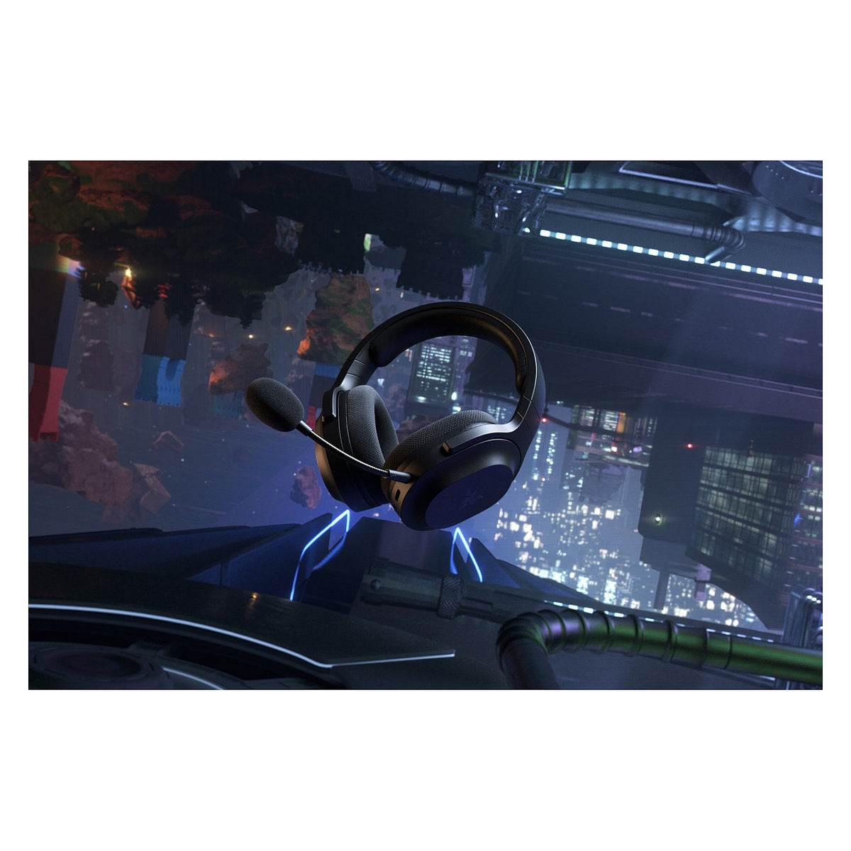 Razer Barracuda X Headset (wireless/Funk, 2,4GHz + Bluetooth 5.2 // virtual 7.1/THX Spatial Sound) - USB-C