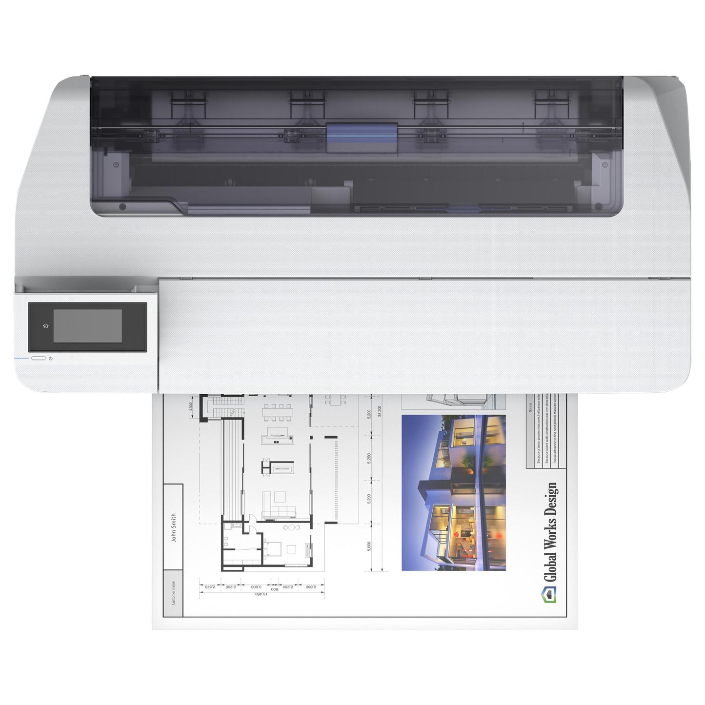 EPSON SureColor SC-T2100 No Stand 24inch large-format printer colour ink-jet Roll A1 61.0cm 2400x1200dpi LAN Wi-Fi USB 3.0 Cutter