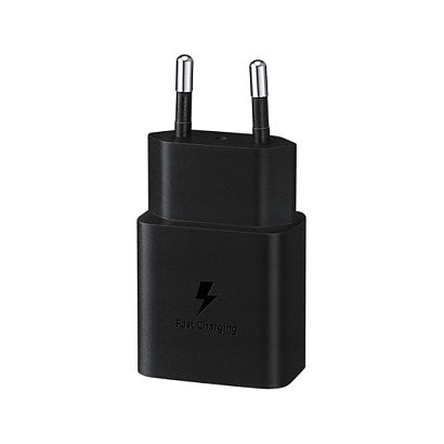 Samsung Schnellladegerät 15W Netzteil inkl. Datenkabel USB Type-C black