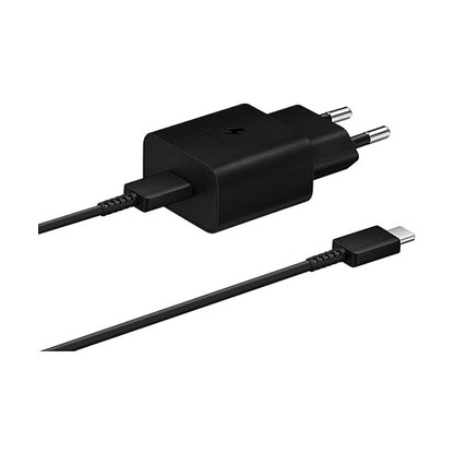 Samsung Schnellladegerät 15W Netzteil inkl. Datenkabel USB Type-C black