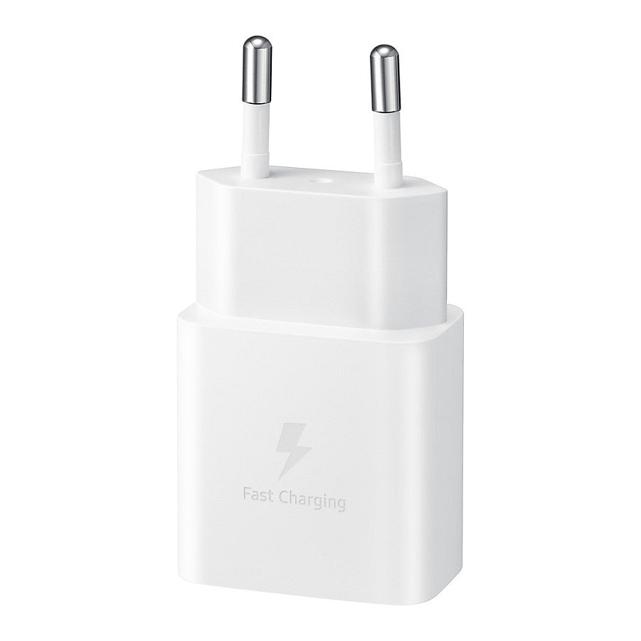 Samsung Schnellladegerät 15W Netzteil inkl. Datenkabel USB Type-C white