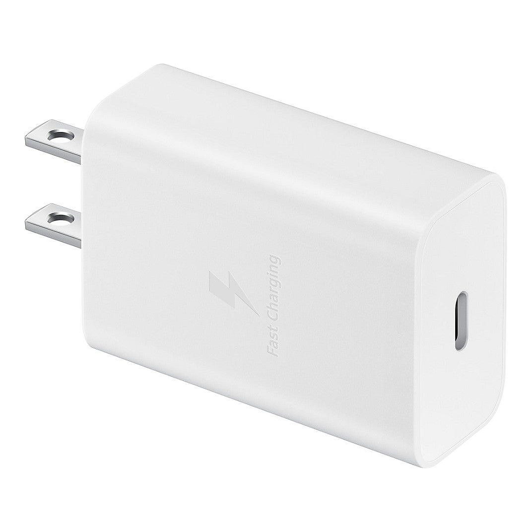 Samsung Schnellladegerät 15W Netzteil inkl. Datenkabel USB Type-C white