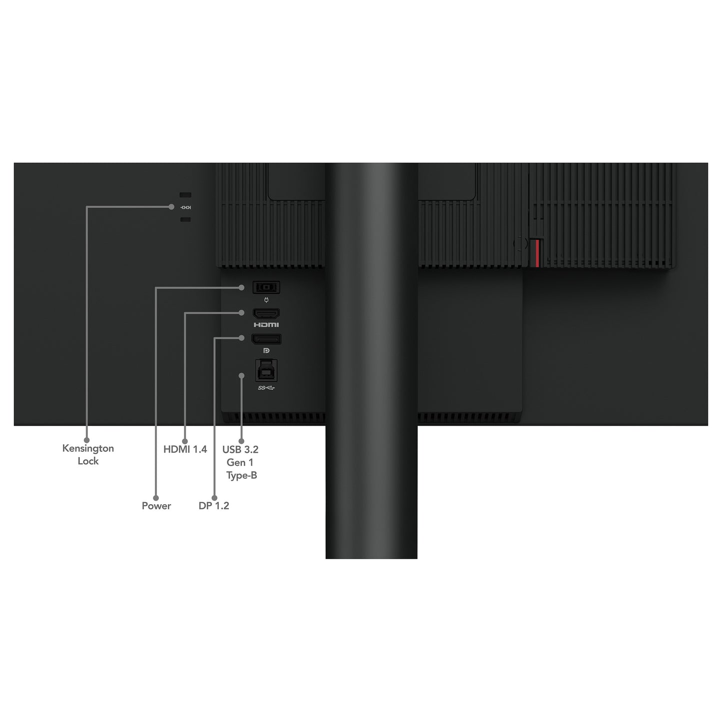 61cm/24" (1920x1080) Lenovo ThinkCentre Tiny-in-One 24 Gen 5 FHD IPS 60Hz 4ms HDMI DP LS Black