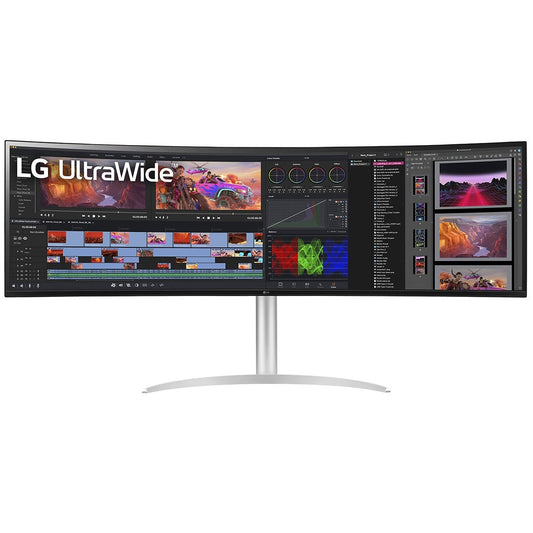 124,46cm/49" (5120x1440) LG UltraWide 49BQ95C-W 32:9 UWDQHD NanoIPS Curved 5ms 144Hz DisplayHDR400 HDMI DP USB-C Speaker