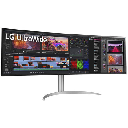 124,46cm/49" (5120x1440) LG UltraWide 49BQ95C-W 32:9 UWDQHD NanoIPS Curved 5ms 144Hz DisplayHDR400 HDMI DP USB-C Speaker