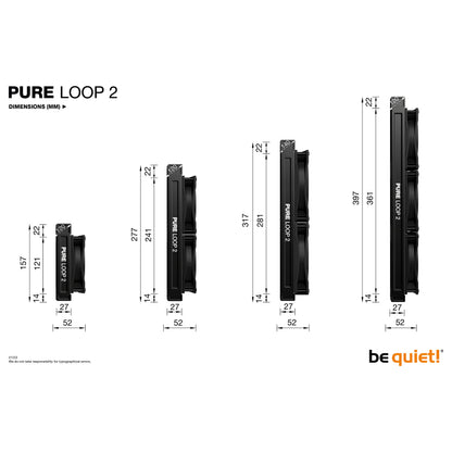 K Cooler Wasserkühlung be quiet! PURE LOOP 2 280mm