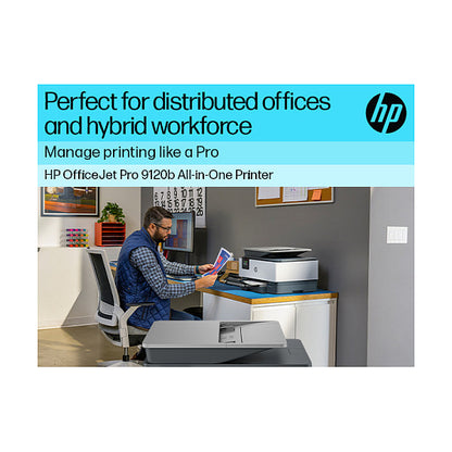 T HP OfficeJet Pro 9120b Tinte-Multifunktionsdrucker 4in1 A4 LAN WLAN ADF Duplex