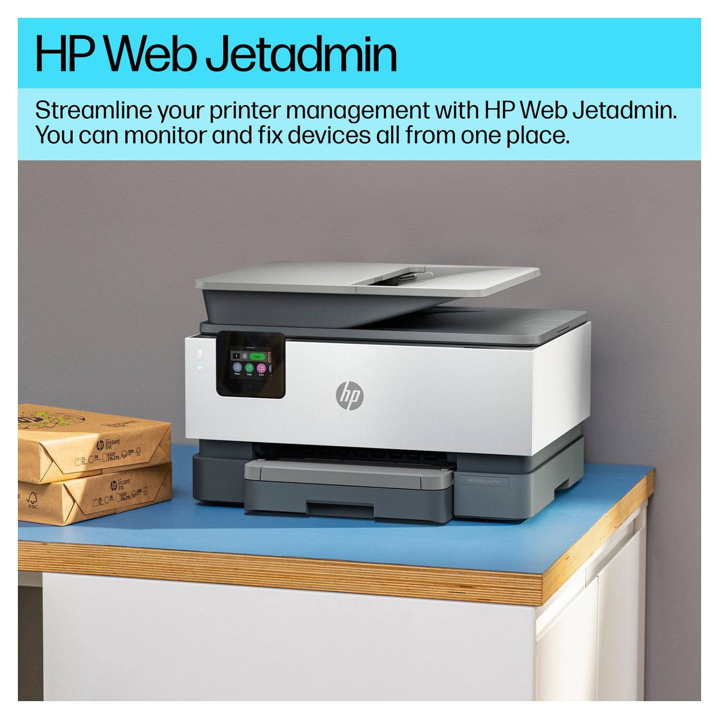 T HP OfficeJet Pro 9120b Tinte-Multifunktionsdrucker 4in1 A4 LAN WLAN ADF Duplex