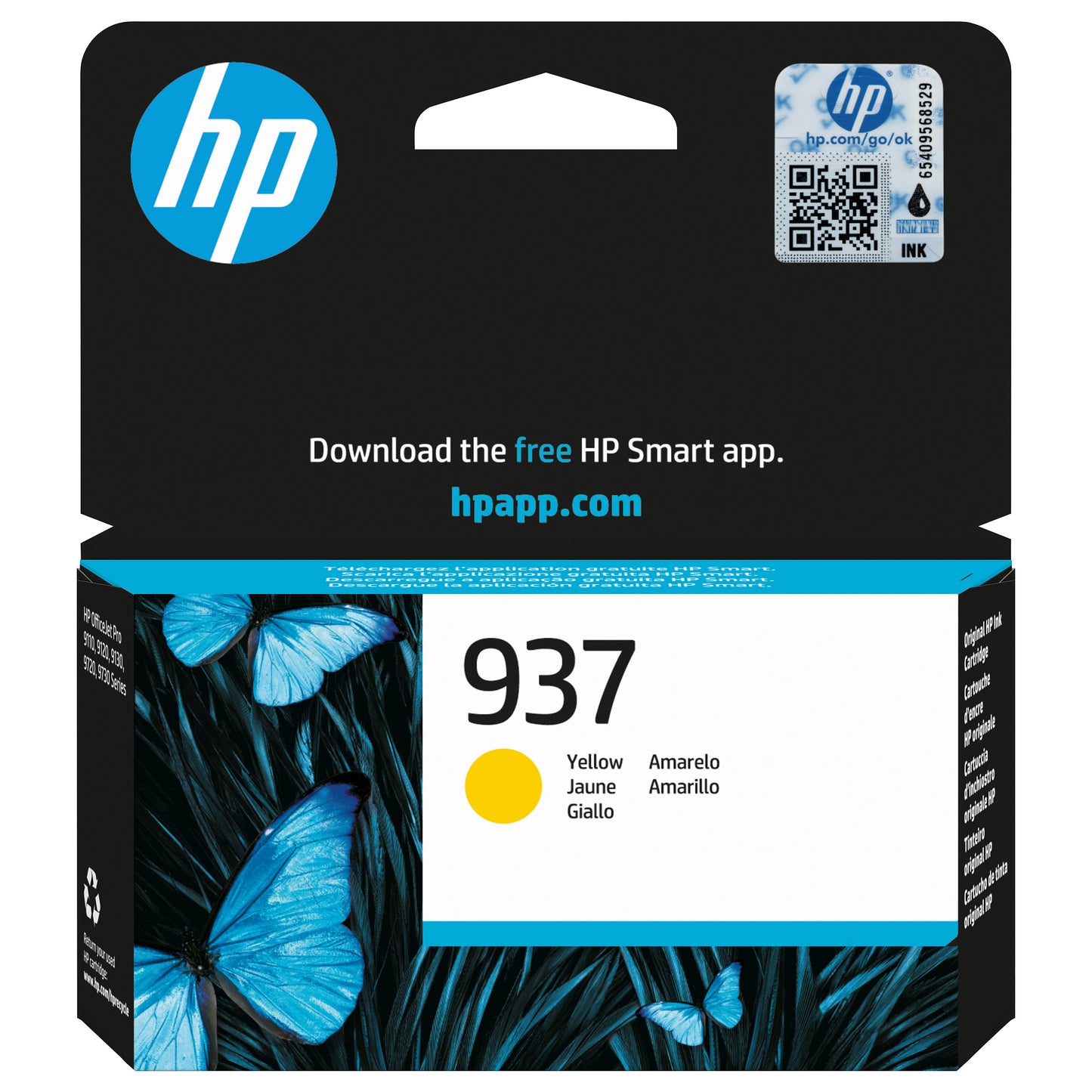 HP Tinte 937 4S6W4NE Gelb bis zu 800 Seiten ISO/IEC 19752