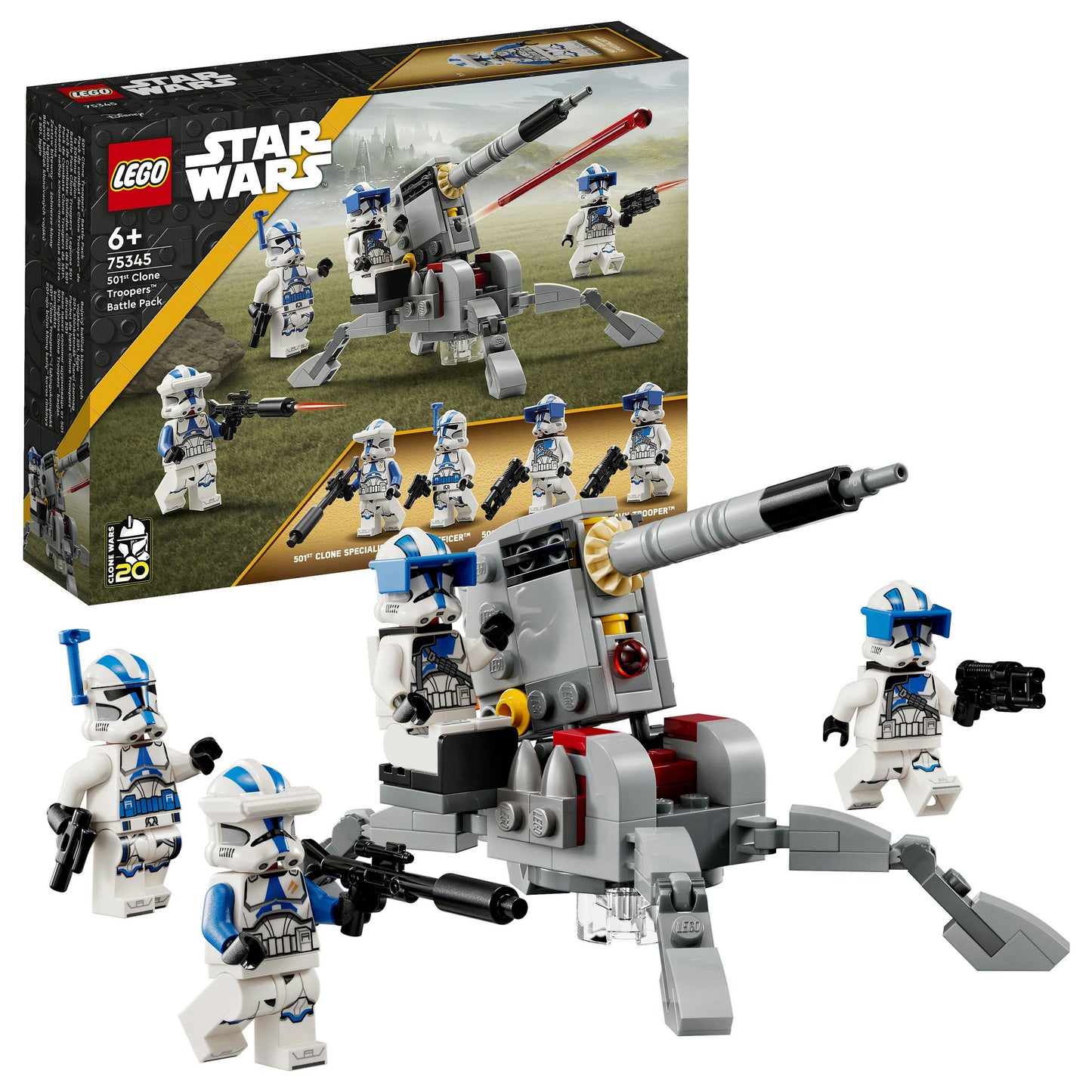 LEGO Star Wars 501st Clone Troopers Battle Pack 75345