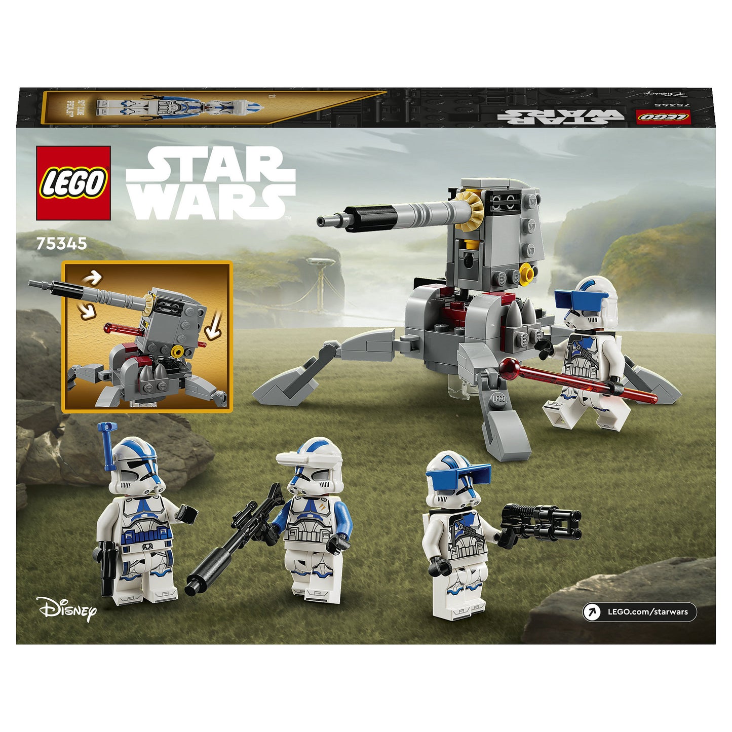 LEGO Star Wars 501st Clone Troopers Battle Pack 75345