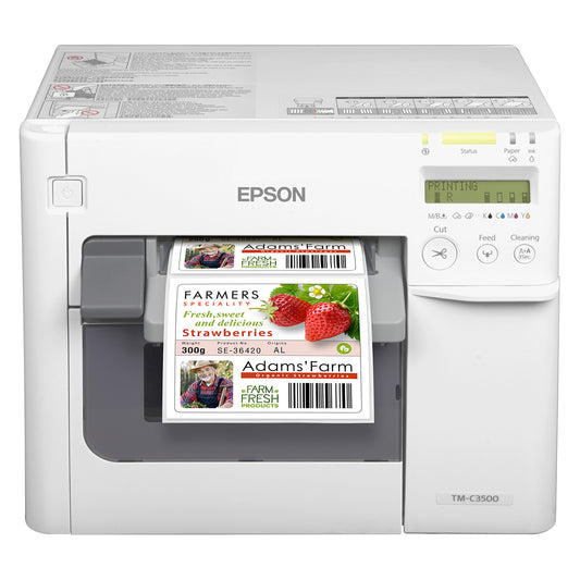 Epson TM-C3500 (012CD) Farb-Etikettendrucker USB LAN 360dpi 104mm