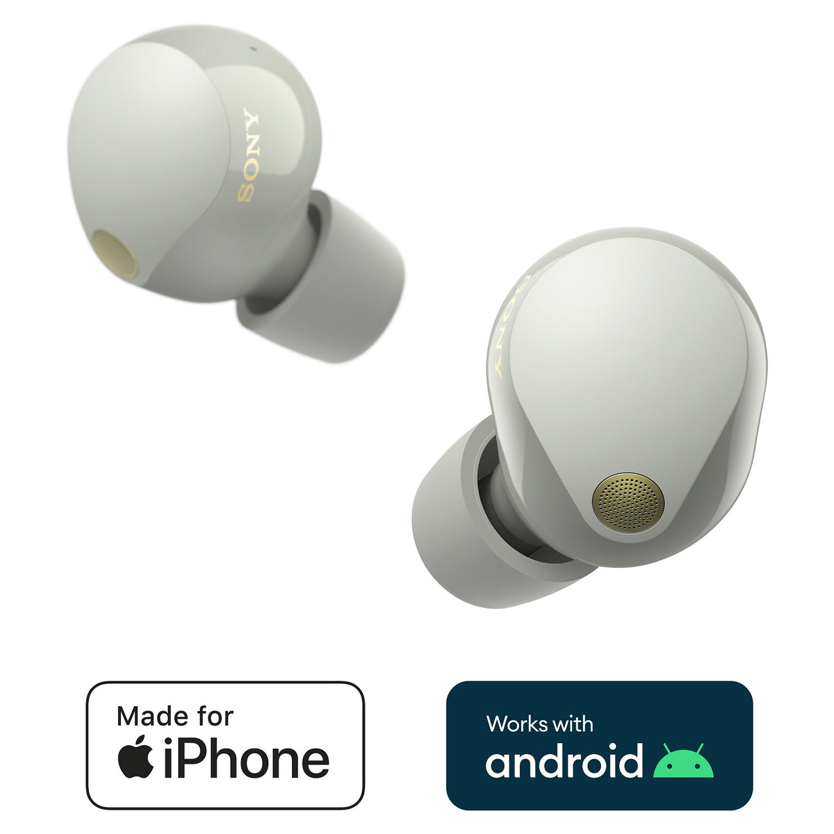 Sony WF-1000XM5 - ANC/Virtual Surround (Spatial Sound)/In-Ear/inkl. Lade-Etui - white
